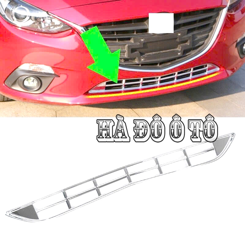 Ốp Mặt Ca Lăng Dưới Mazda 3 2014  2015 2016 - Ốp Hóc Gió Trước Mazda 3 2014/2016