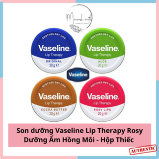 Son Dưỡng Môi Vaseline Lip Therapy Rosy Sáp Dưỡng Ẩm Hồng Môi Hộp Thiếc 20g