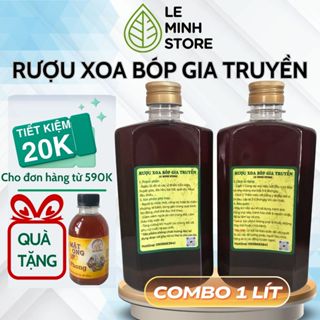 Combo 2 Chai Thảo Dược Xoa Bóp 500ml Hỗ Trợ Giảm Đau Nhức Cơ Thể, Dầu Xoa Bóp Xương Khớp Không Nóng Da Cho Mọi Lứa Tuổi