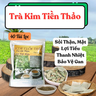  TRÀ KIM TIỀN THẢO - 40 Túi Lọc - Giảm Sỏi Mật Giảm Sỏi Thận Giảm Sỏi Tiết Niệu Hiệu Quả 