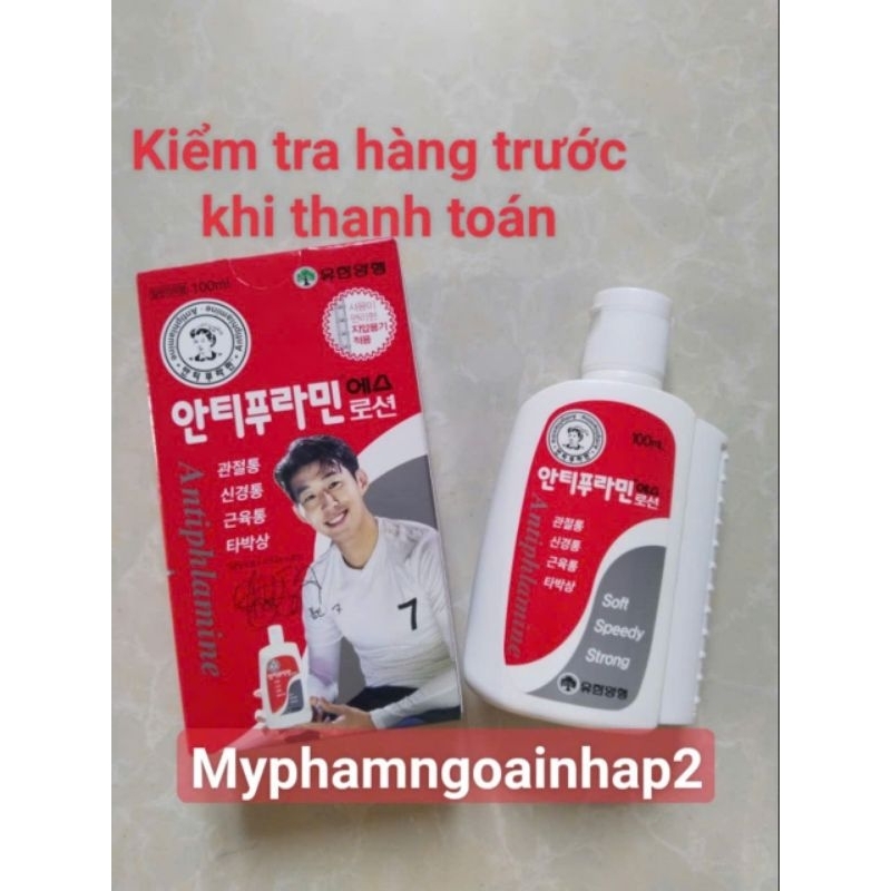 ♡Dầu nóng xoa bóp hàn quốc 100ml