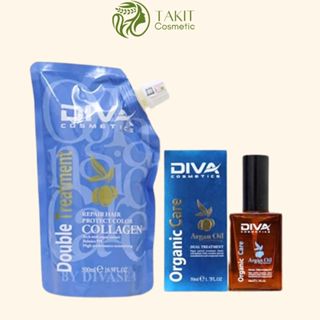 Kem Ủ Tóc Hấp Phục Hồi Tóc Kem Hấp Hấp Tóc COLLAGEN DIVA Dưỡng Tóc Tại Nhà Túi 500ml Hàng Chính Hãng