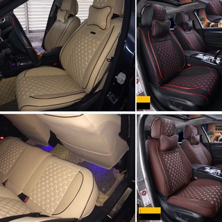 Áo Bọc Ghế Ô TÔ Quả Trám 5 Chỗ 6D Ôm kín 360 Độ Chất Liệu Da Nappa Cao Cấp