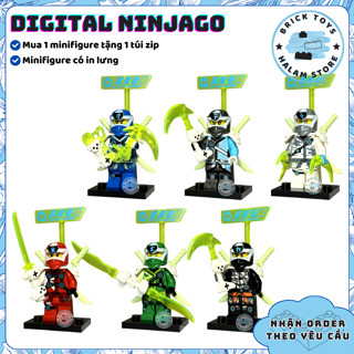[Có sẵn] Đồ chơi lắp ráp minifigures Ninjago season 12 - Mô hình nhân vật Ninja Digital Suit