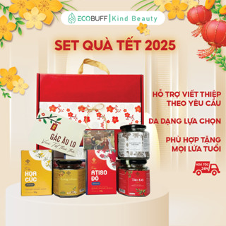 Set quà tết 2025 tặng bố mẹ ông bà  - Quà tết, hộp quà Tết sang trọng Ung dung, Bình An