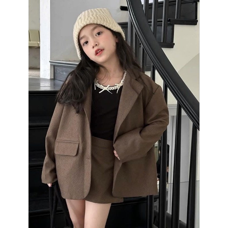 SET BLAZER DÁNG RỘNG CHO BÉ / SP