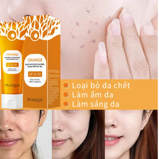  100g Orange Tẩy Tế Bào Chết Da Mặt Skincare Gel tẩy  làm sáng da 