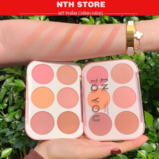 Bảng Má Hồng INTO YOU 6 ô bền màu, siêu mịn