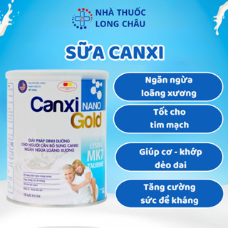 [Mua 3 tặng 1] Sữa Canxi Người Già Canxi Nano Gold Hỗ Trợ Xương Khớp Bổ Sung Canxi Ngừa Loãng Xương 400g/900g