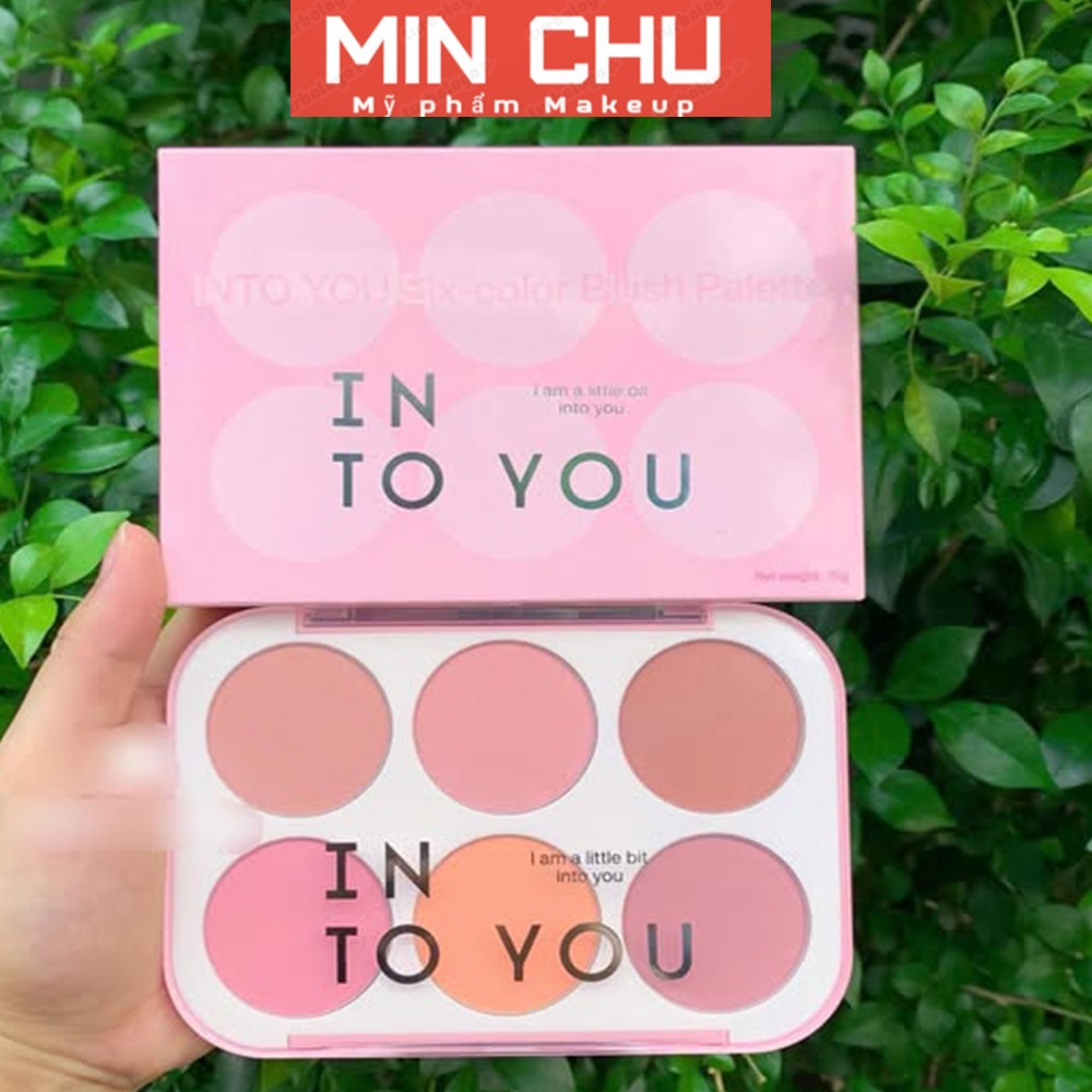 Bảng má hồng 6 ô INTO YOU - Phấn má Into You 6 ô siêu hot