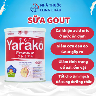  Sữa GOUT YARAKO PREMIUM GOUT Giải Pháp Dinh Dưỡng Hữu Hiệu Cho Người Bệnh Gout 