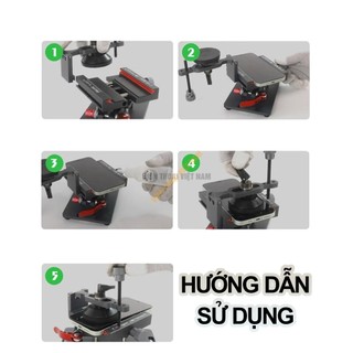 Đế kẹp xoay 360 độ Nhấc Màn - Đỡ Màn hình điện thoại