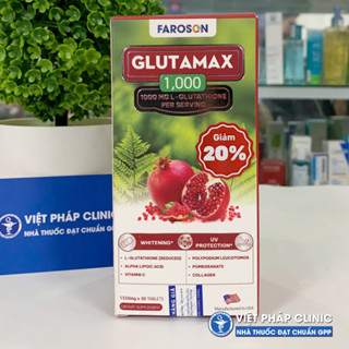  Viên Uống Trắng Da Glutathione Faroson Glutamax 1000 làm đều màu da mờ thâm Chính hãng 