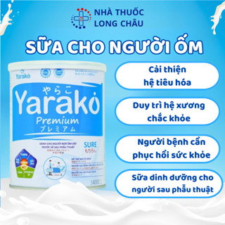 Sữa Cho Người Ốm YARAKO PREMIUM SURE Giúp Hỗ Trợ Sức Khỏe Người Mới Ốm Dậy Trước Và Sau Phẫu Thuật 