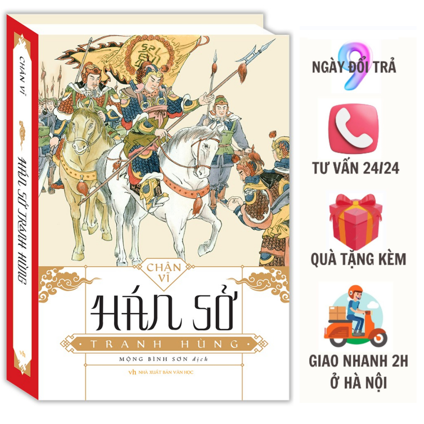 Sách - Hán sở tranh hùng (bìa cứng)