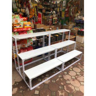 Kệ bậc thang 3 tầng/Kệ sắt vlo