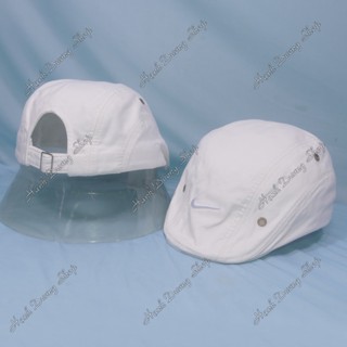  Mũ jacket nón nồi mũ mỏ vịt có thêu nón beret nam nam trung niên có khóa tăng giảm size phía sau 