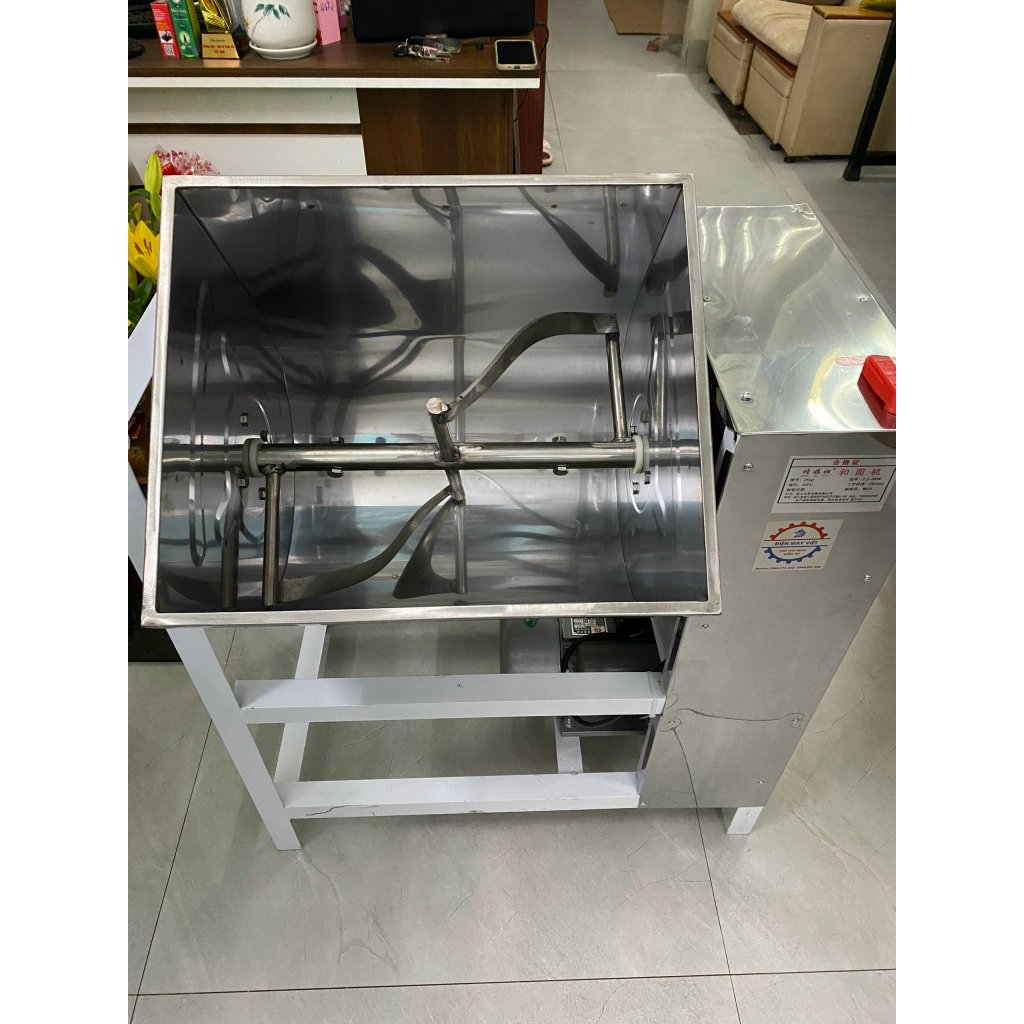 [BH 1 năm] Máy trộn thịt 25kg đảo thịt, trộn bột, đảo bột, đảo nem tai, nem chua, nem thính, đảo bánh tráng, bánh giò