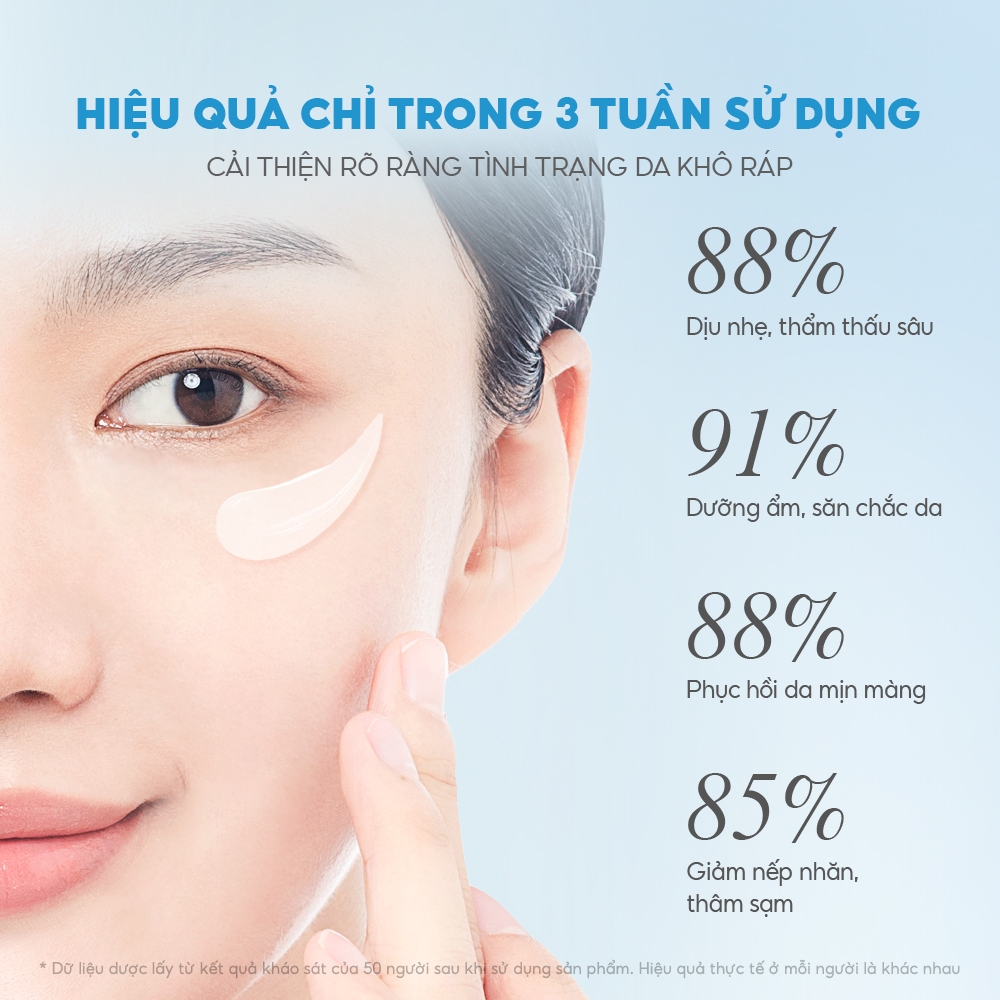 Kem dưỡng ẩm, làm dịu da và chống lão hóa Pakupaku Soothing and Refining Firming Cream 50g