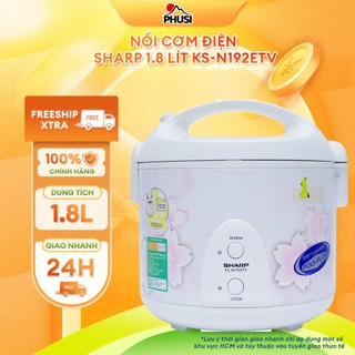 Nồi cơm điện sharp 1.8 lít ks-n192etv