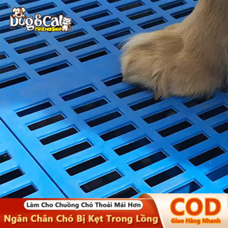 Đệm Lót Chó Mèo Tấm Lót Nhựa Chống Trượt Đệm Lót Chuồng Chó Mèo Thảm Lót Thú Cưng Đệm Lót Chuồng Lắp Ghép Cho Chó Mèo