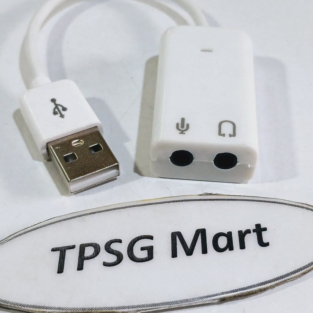 Card âm thanh / USB Sound Card 7.1 Channel, dây dài 15Cm