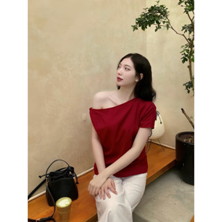  ÁO LINEN LỆCH VAI XOẮN CUỘN LOLIPOP SIÊU XINH PHONG CÁCH HÀN QUỐC NHẸ NHÀNG THANH LỊCH DỄ MIX ĐỒ 