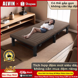 giường gấp gọn Sofa giường đơn có thể gập lại Ghế gấp nằm nghỉ - Giường ngủ trưa văn phòng