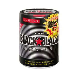 KẸO SINGUM KHÔNG ĐƯỜNG BLACK BLACK LOTTE (HỘP 140GR) - KẸO CAO SU