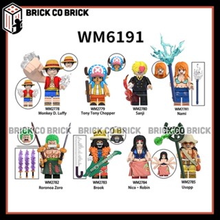  Đảo Kho Báu Mô Hình Nhân vật nhỏ Monkey D Lù Nami Tony Tony Chopper Mô hình Brook Robin Ussop WM6191 