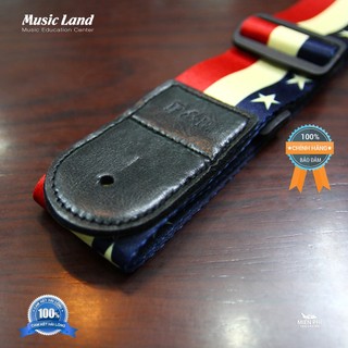Dây Đeo Đàn Guitar Cờ Mỹ P&P - Chính Hãng