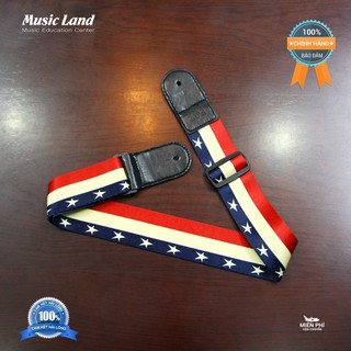 Dây Đeo Đàn Guitar Cờ Mỹ P&P - Chính Hãng