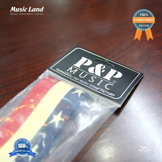 Dây Đeo Đàn Guitar Cờ Mỹ P&P - Chính Hãng