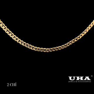  DC12 Dây chuyền khoen lật UHA mạ vàng 18K cao cấp  giá tốt nhất  