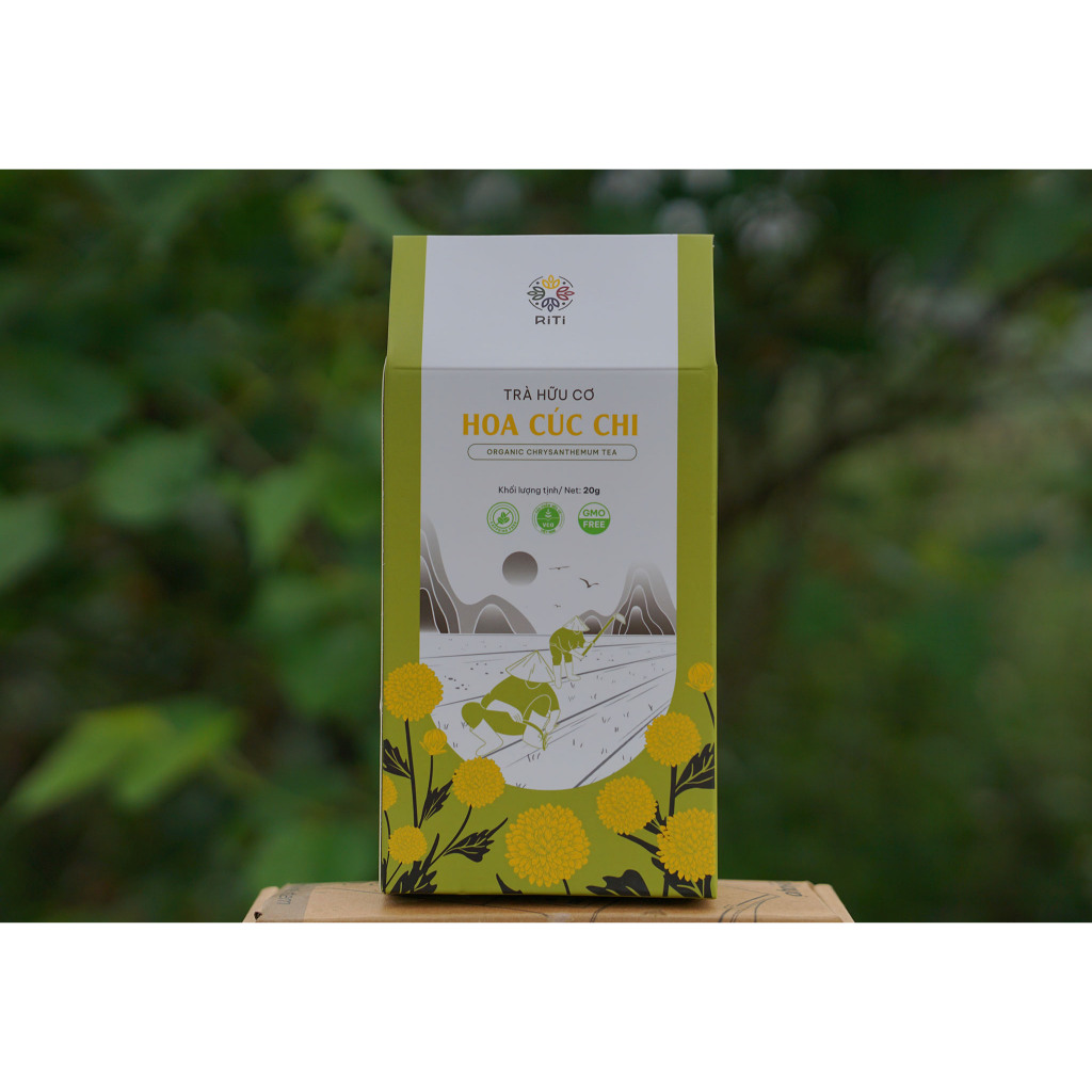 Trà hữu cơ hoa cúc chi (Hộp giấy) - RiTi