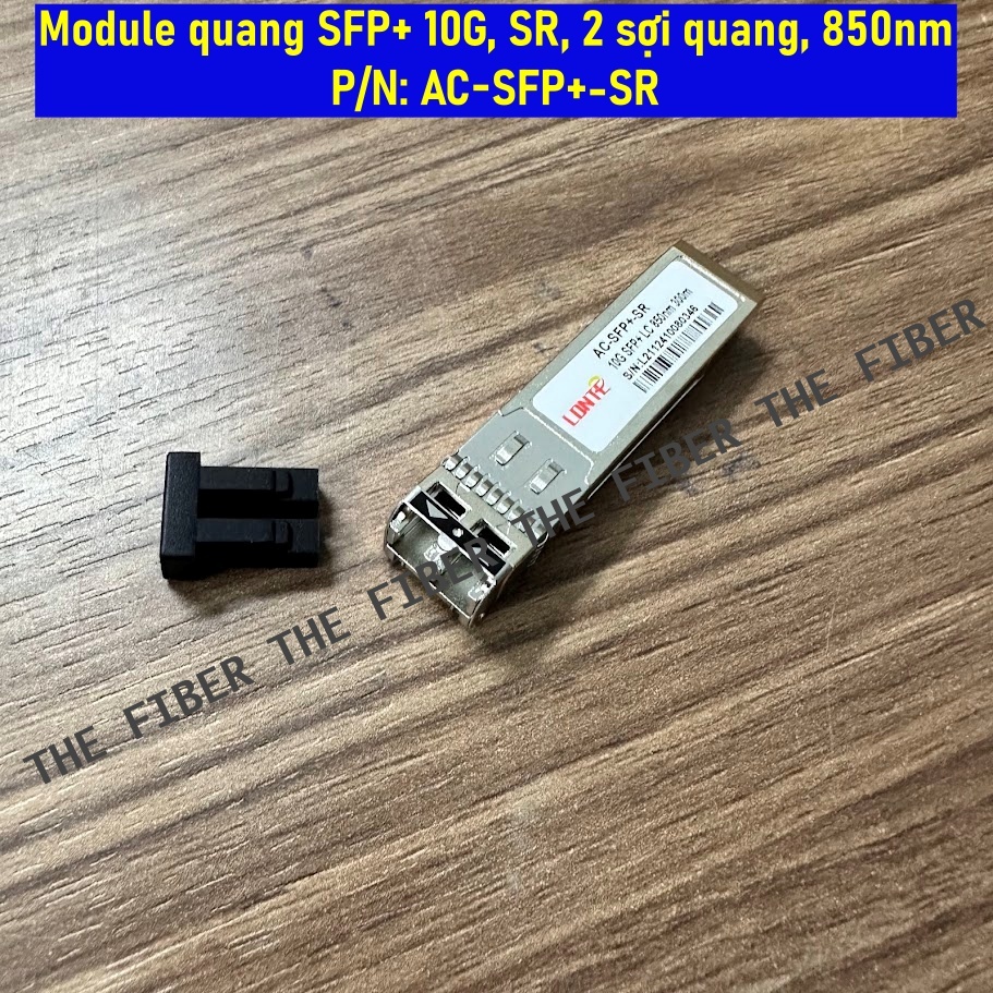 Module quang SFP+ 10G, SR, 2 sợi quang, LC Duplex 850nm 300M P/N: AC-SFP+-SR