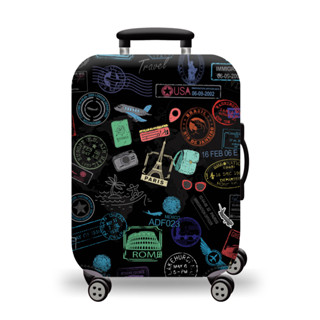 Vỏ bọc bảo vệ vali, Túi Trùm Vali Thun 3D Co Giãn 4 Chiều Chống xước vali Có Độ Đàn Hồi Cao