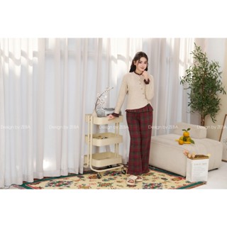 Set đồ nữ ZEBA bộ mặc nhà phối kẻ Hàn Tiểu Thư M3235