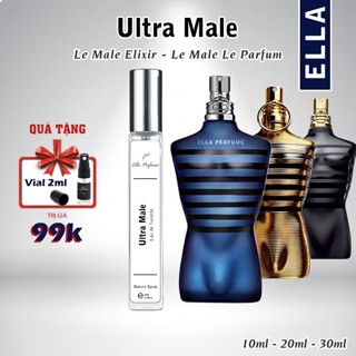 Nước Hoa Nam Ultra Male / Le Male Elixir / Parfum ELLA PERFUME chiết 10ml / 20ml / 30ml - Nam Tính, Gợi Cảm, Cuốn Hút