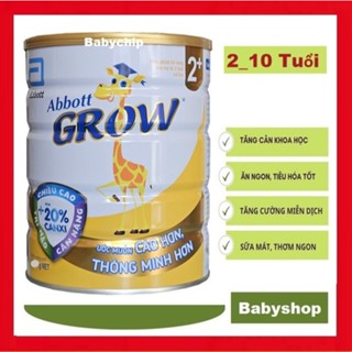 [Mẫu mới] Sữa Bột Abbott Grow 2+ thay thế Abbott Grow 4 - Hộp 900g (Cho bé 2 tuổi trở lên)