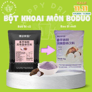 [GIÁ RẺ] Bột khoai môn BODUO gói 1kg dùng pha trà sữa, latte khoai môn, bao bì mới
