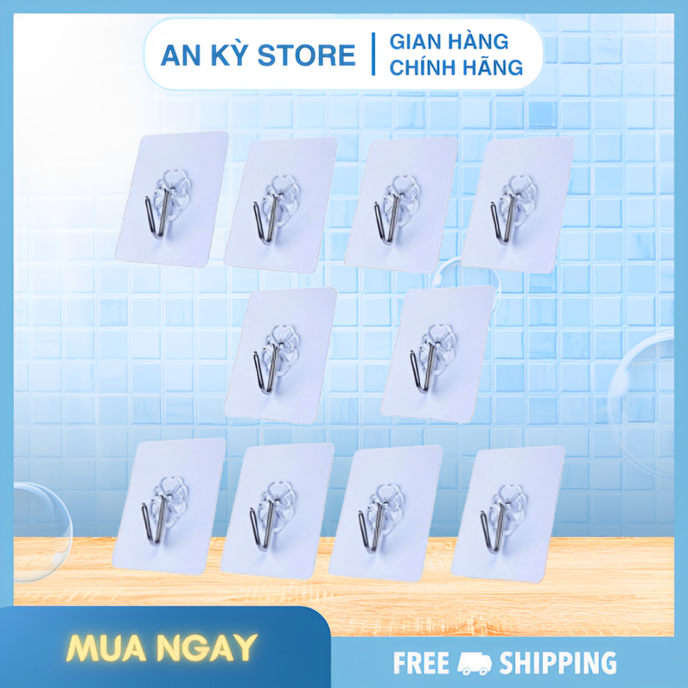 Combo 5 Móc Dính Cường Lực Trong