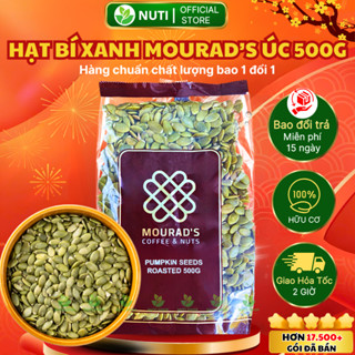 [Loại 1] Nhân Hạt Bí Xanh đã tách vỏ Mourad's Úc Túi 500g  Hàng Chuẩn Hạt Béo Giòn ăn kiêng, giảm cân, dùng làm granola