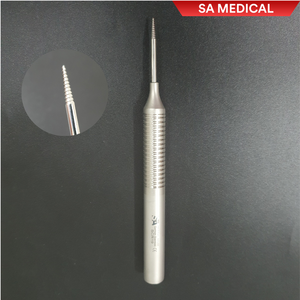 Tay vặn nhổ chân răng ( 100% thép Đức)
