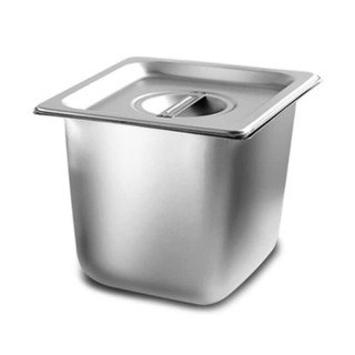 Khay inox đựng topping, thạch 1/6(176*162)