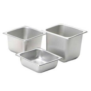 Khay inox đựng topping, thạch 1/6(176*162)
