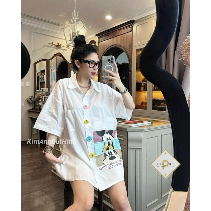 Sơ mi hình siêu xinh Kim Anh Bùi