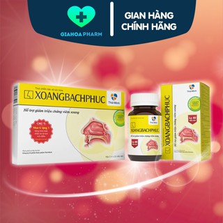 Xoang bách phục - Giảm dị ứng, bớt viêm xoang (Hộp 20 viên)