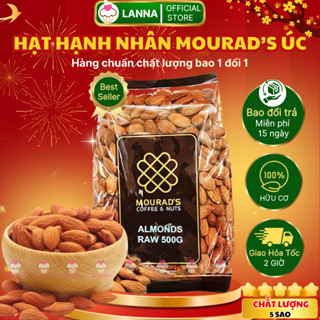   Chuẩn Chất Lượng  Hạnh Nhân SỐNG Tách Vỏ Úc Mourad's 500g - Nhân Hạt Hạnh Nhân Chất Lượng Ăn Kiêng Làm sữa Giảm Cân 