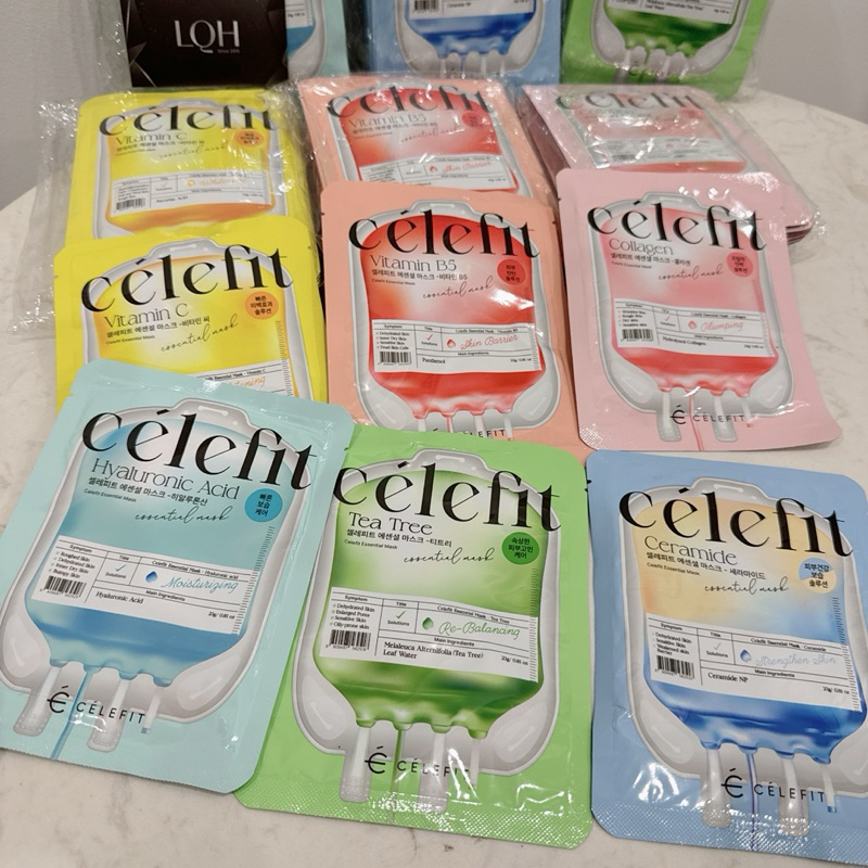 Mặt nạ Celefit Essential Mask dưỡng ẩm sáng da đủ màu [Giá lẻ miếng]